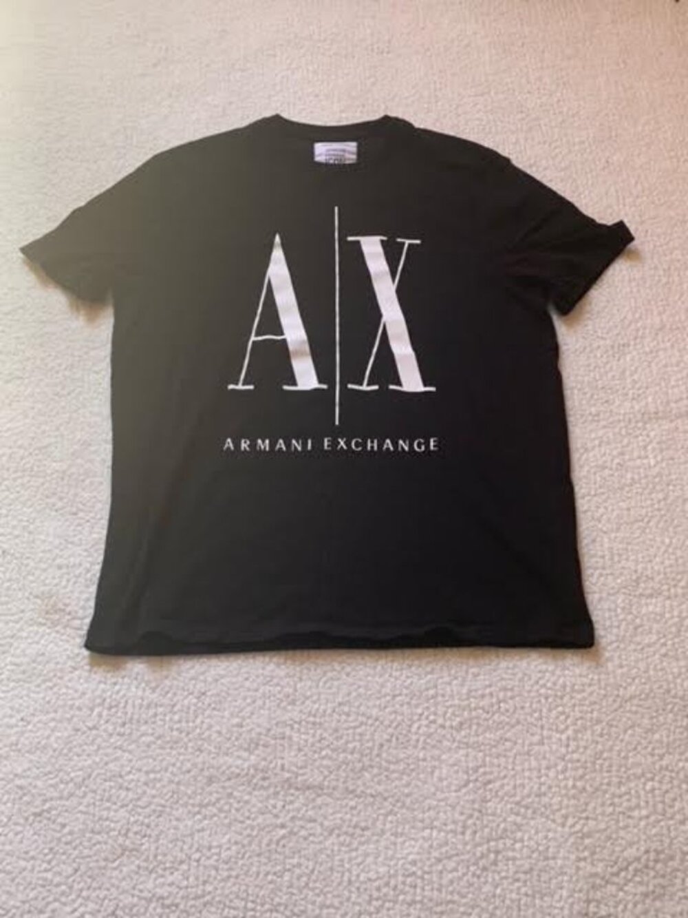 Black Armani Exchange Short Sleeve Shirt